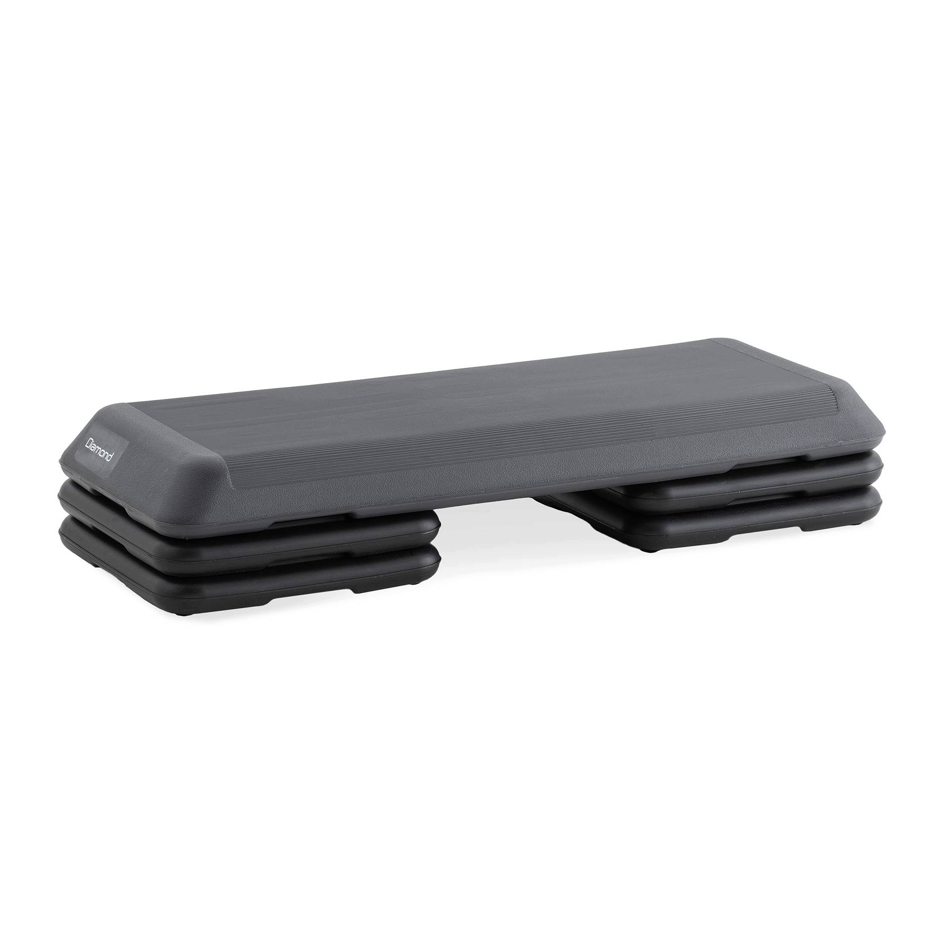 Step Do Aerobiku Fitness Szary Profesjonalny 110x41x91/15/19cm Diamond