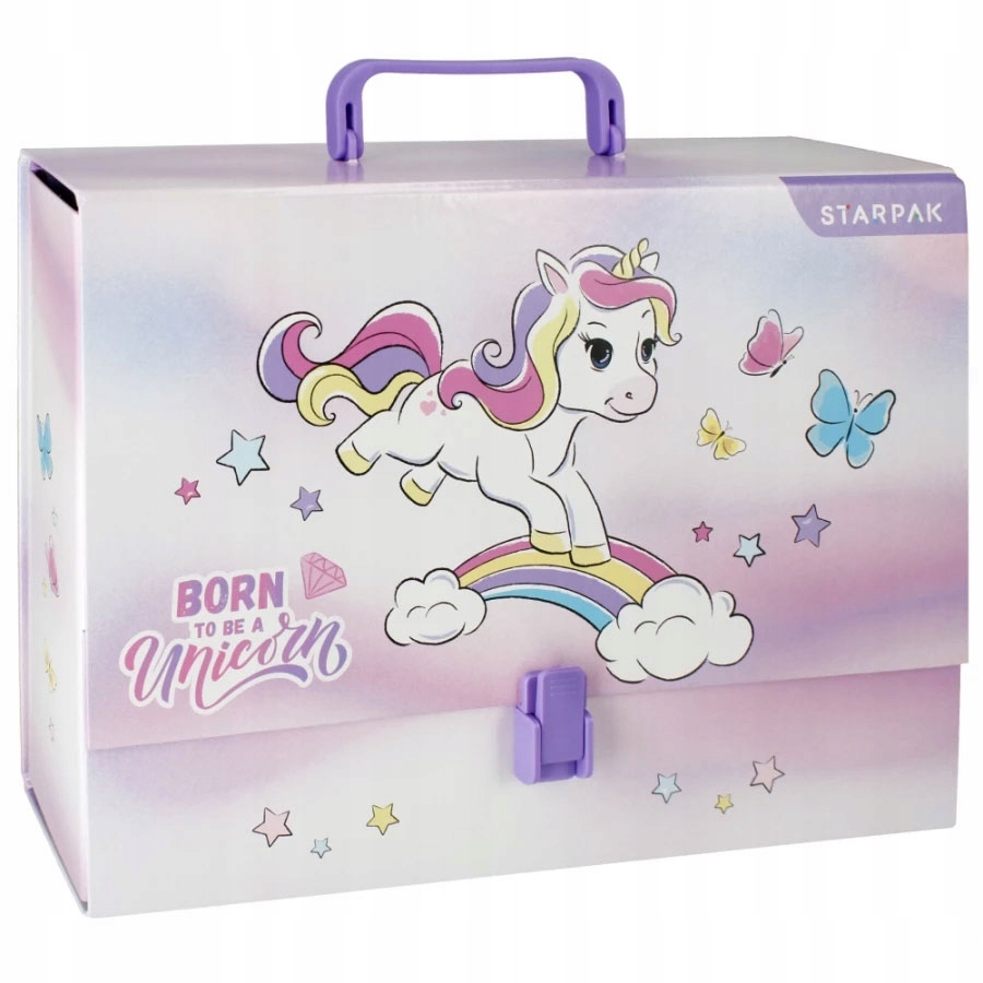 

Teczka Z Rączką XXL Gruba C4 Jednorożec Unicorn