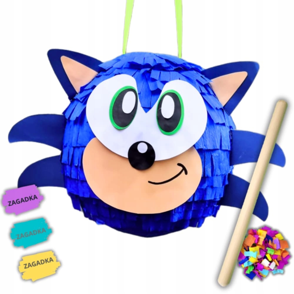 PINIATA SONIC PINATA SONIK NA URODZINY + GRATISY