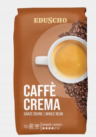 Kawa ziarnista Tchibo Eduscho caffe crema 1 kg NOWE OPAKOWANIE Ś