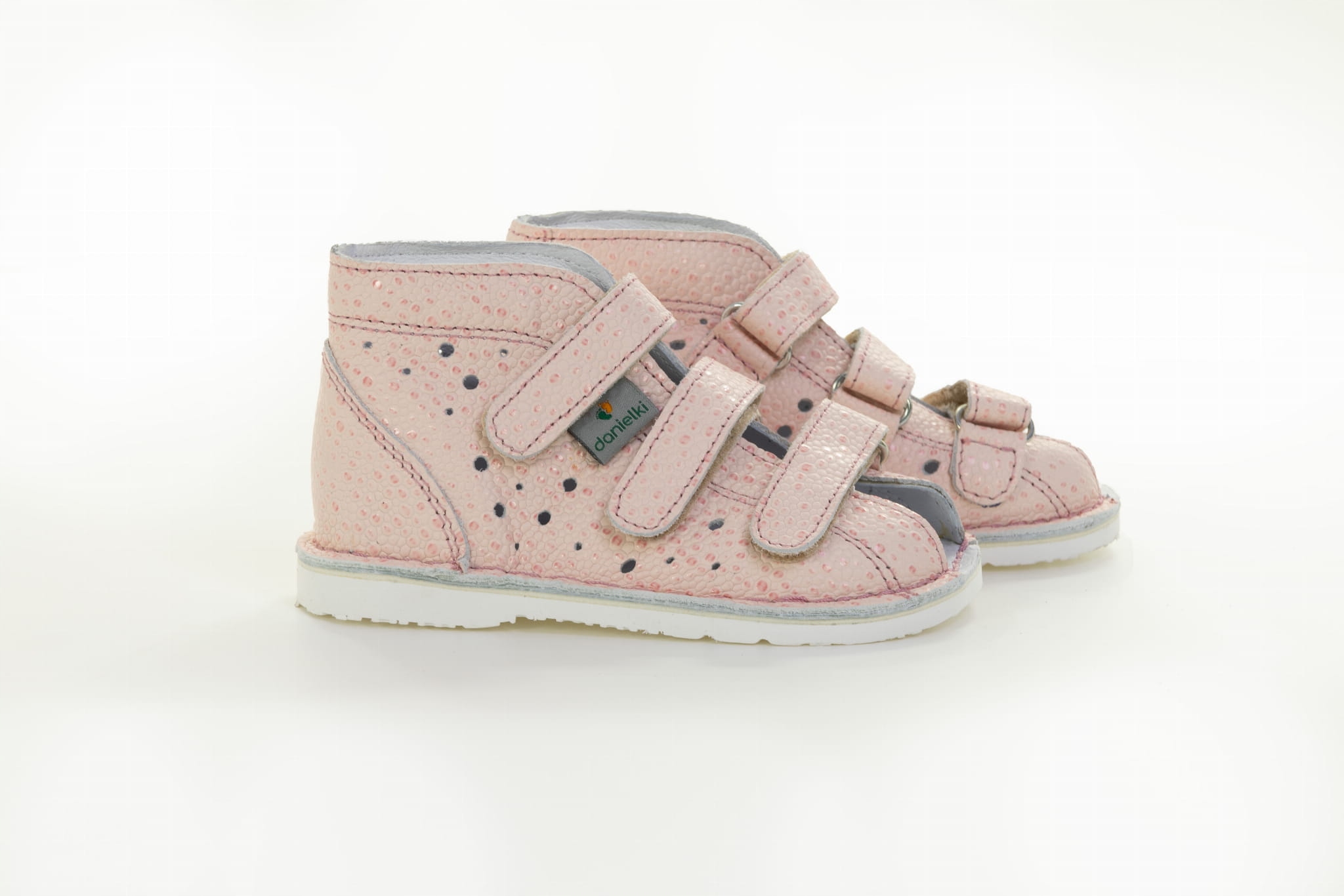 Danielki Buty Profilaktyczne Groszek Róż T125L/T135L 24