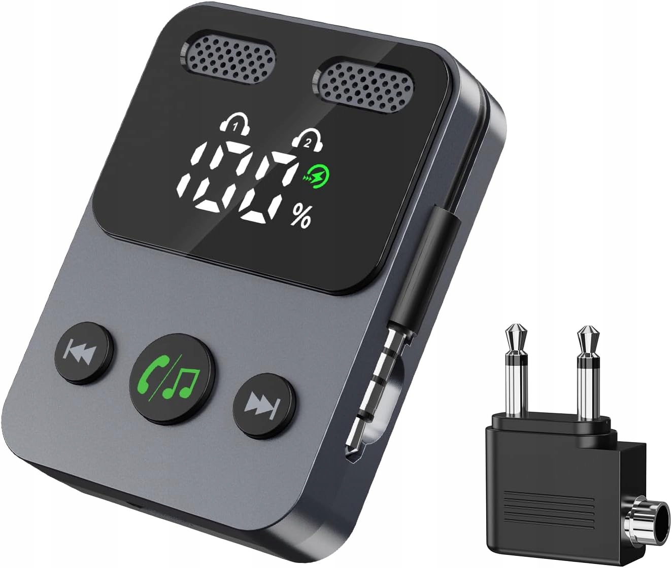 Adapter Bluetooth 5.3 Aux TX i RX do telewizora, głośników i samochodu