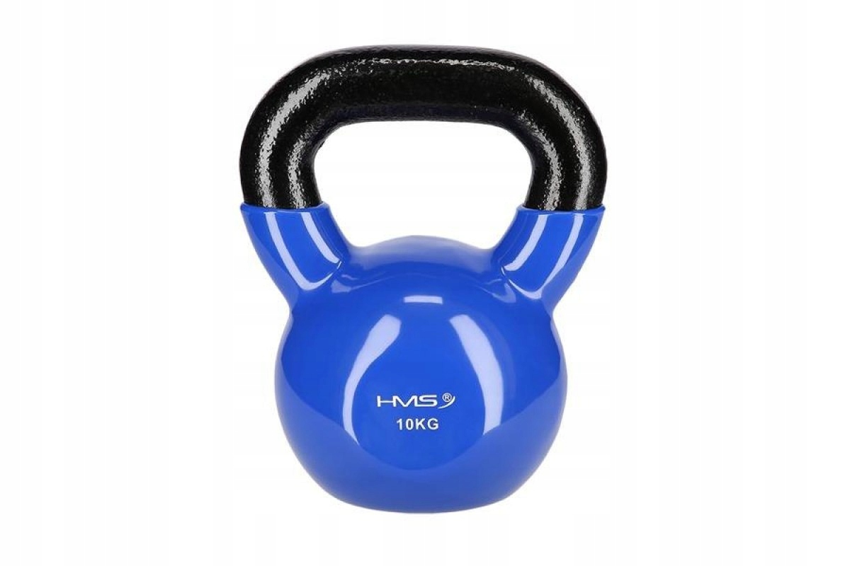 

Hantla Kettlebell Żeliwna Winylowa Knvb 10KG /hms