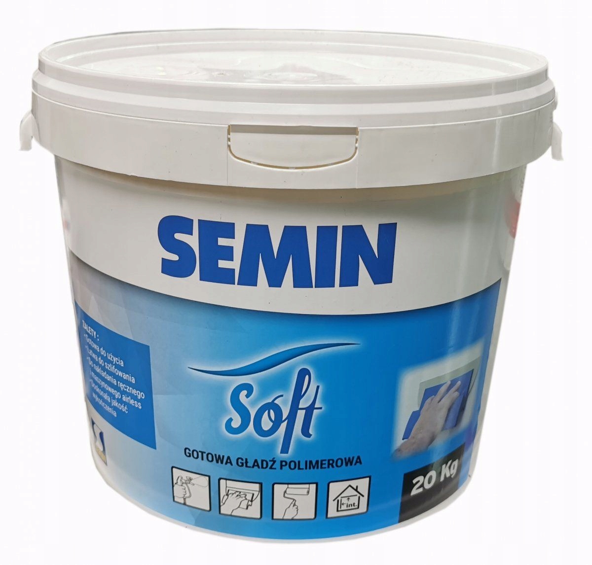

Gładź szpachlowa polimerowa Semin Soft 20kg