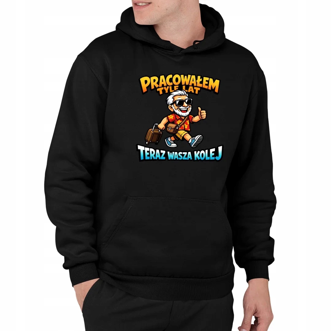 Pánská Mikina Dárek Pro Důchodce Pracoval jsem tolik let, teď je řada na vás XL