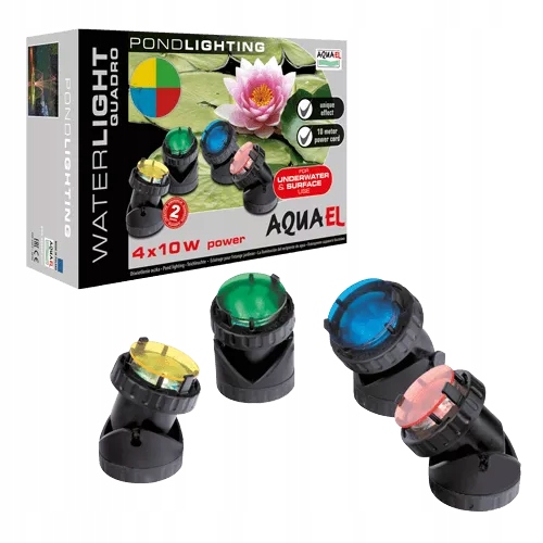 Aquael Waterlight Quadro lampa do oczka 4x10W