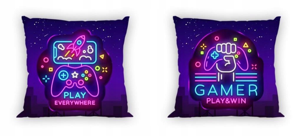 

Poszewka Na Poduszkę Gamer Neon 40X40