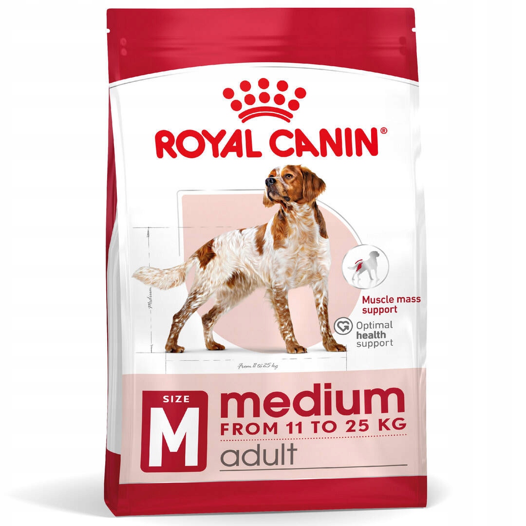Royal Canin Adult Medium Bf 15kg Sucha Karma Dla Psów Średnich Ras