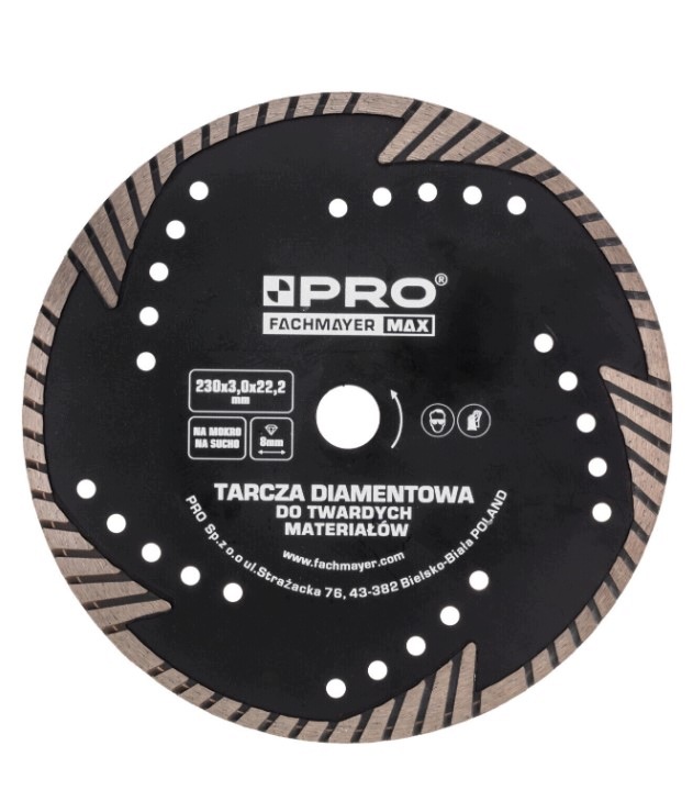 Diamantový Kotouč pro tvrdé materiály 230x3.0x22.2 mm