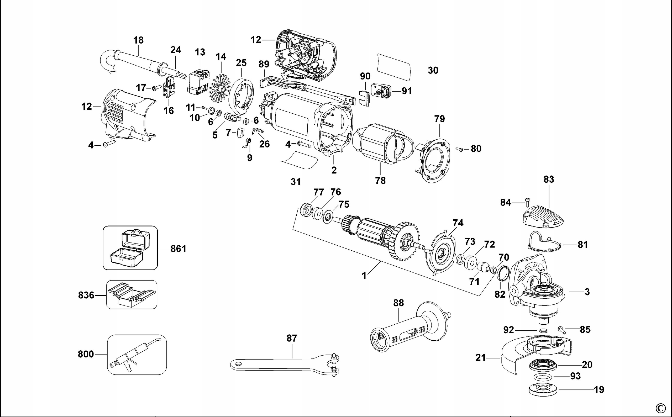 DEWALT 623564-00 WAŁEK ATAKUJĄCY DO D28134 Rodzaj koło zębate