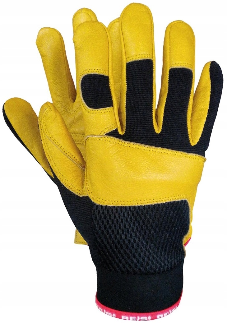 Rękawice skórzane oddychające RMC-FORCE 9