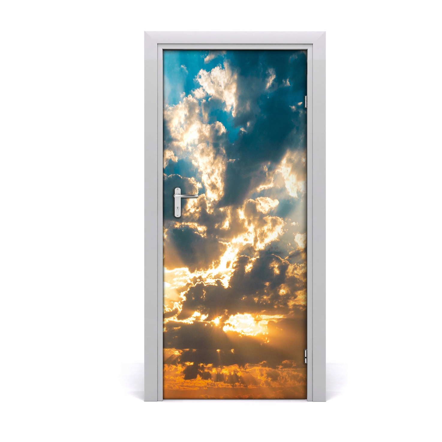 

Naklejka fototapeta na drzwi Chmury na niebie