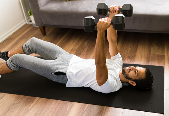 Hantel HEX gumowany 2.5 kg hantle Zipro Model Hantel HEX