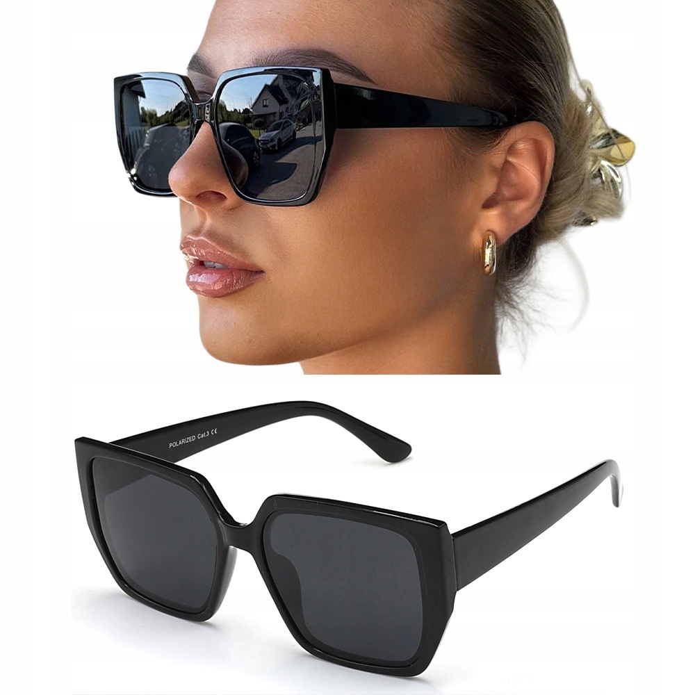 Okulary Przeciwsłoneczne Damskie Polaryzacyjne Filtr Uv 400 Polarzone Ce