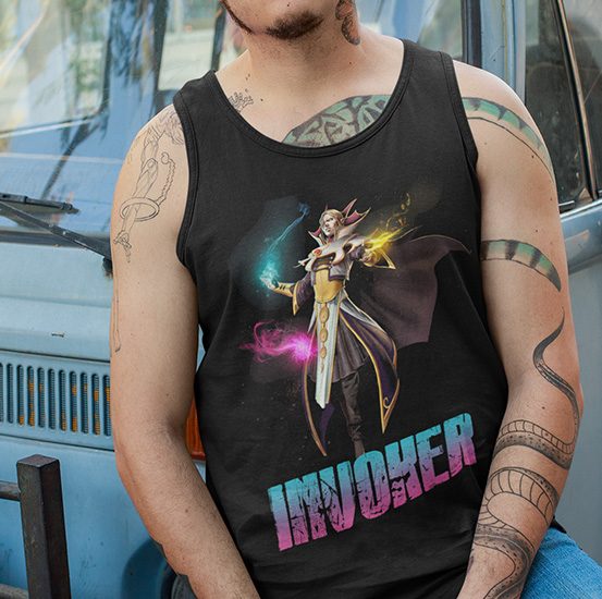 TANK TOP GRY INVOKER Marka inna