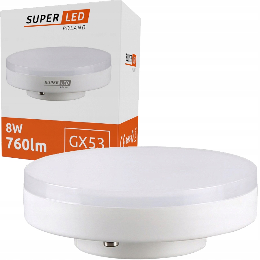 

Żarówka Led GX53 8W 2835 barwa neutralna