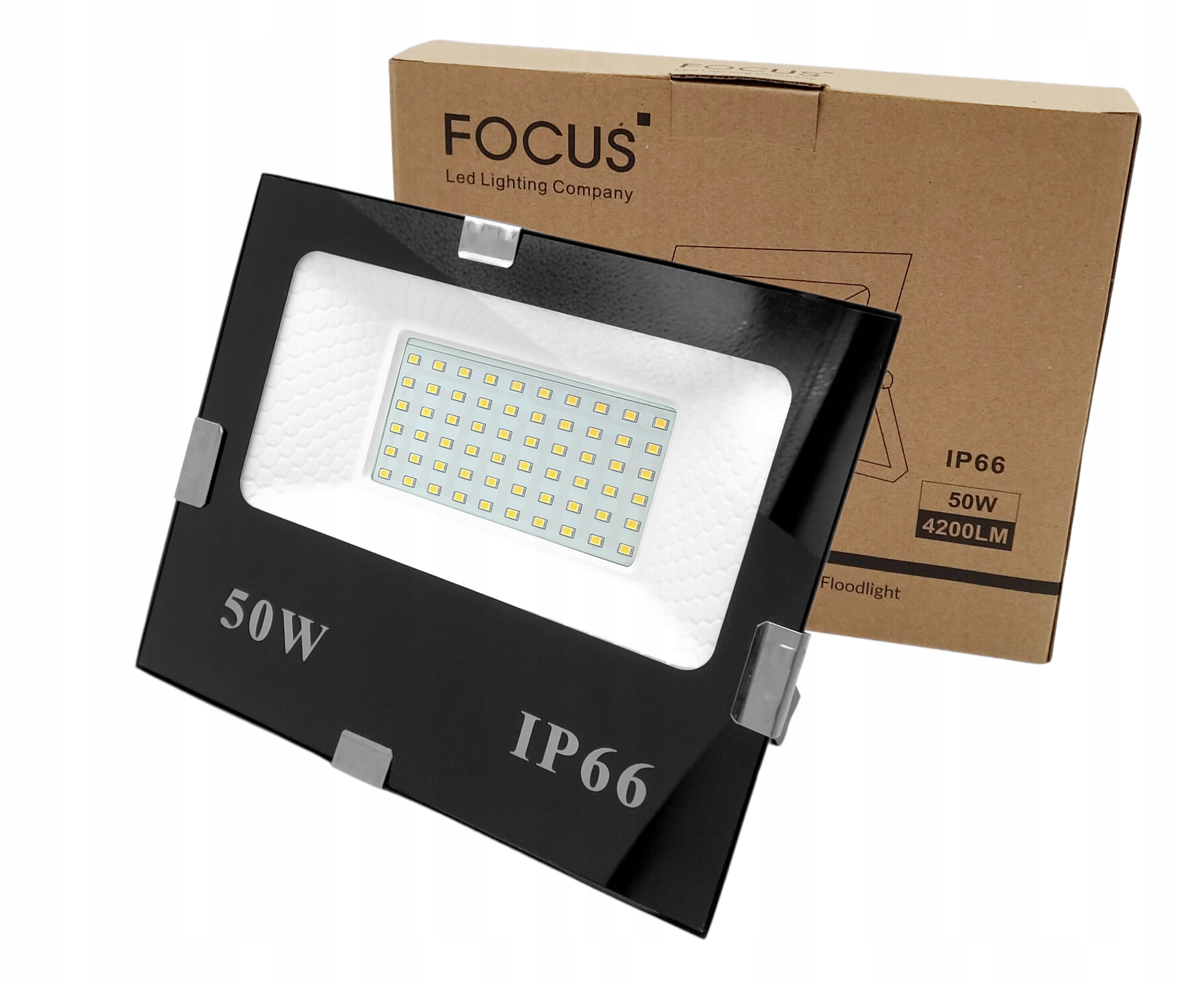 

Halogen Led 50W Naświetlacz Lampa Mocna Zewnętrzna