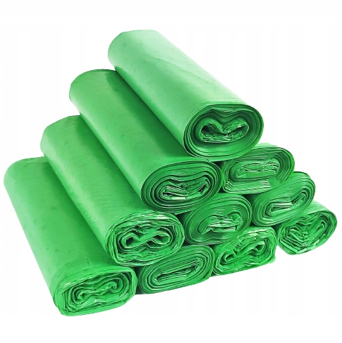 

Worki Do Segregacji Śmieci Szkło 120L Zielone x10