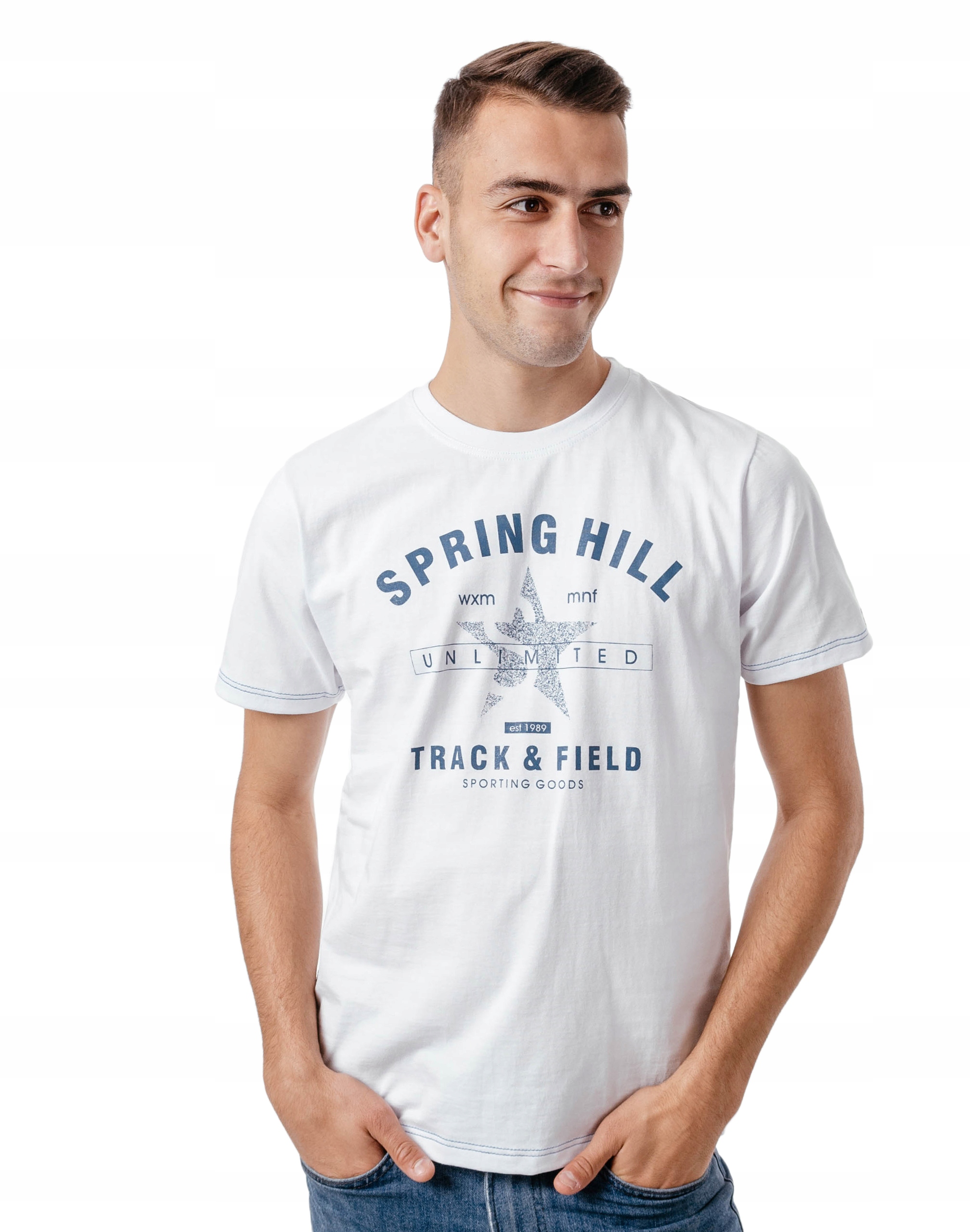 

Duży Podkoszulek Męski Koszulka Top SPRING-1 r 7XL