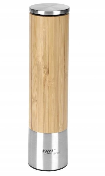 

Młynek Do Przypraw Pieprzu Soli Bambus Ndz 22 cm