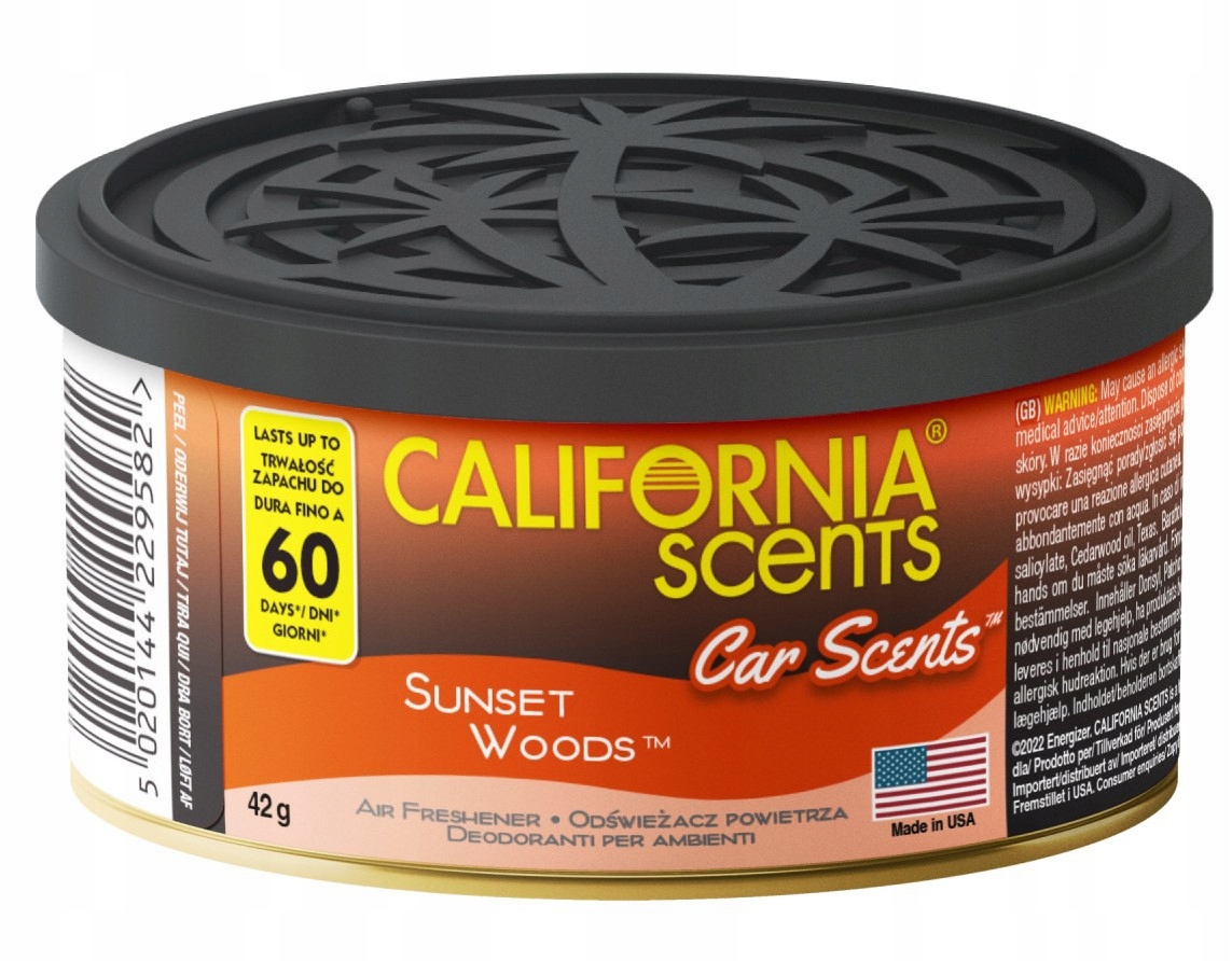 California Car Scents Sunset Woods
