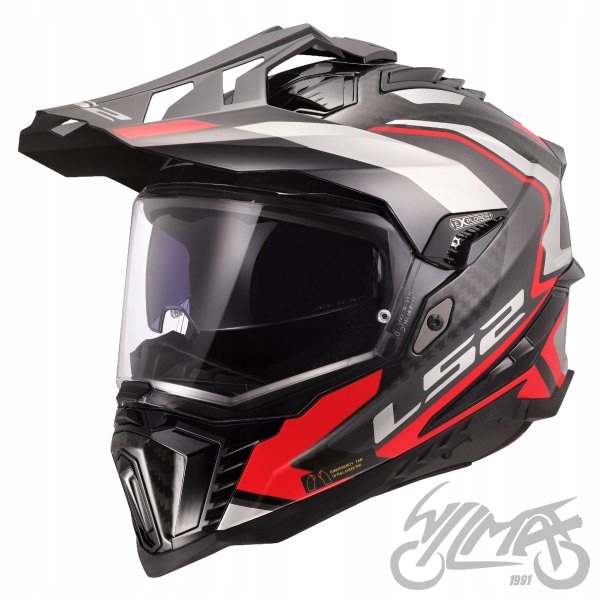 Motocyklová prilba LS2 Explorer C Frontier II Red Prilba na Cross MX701