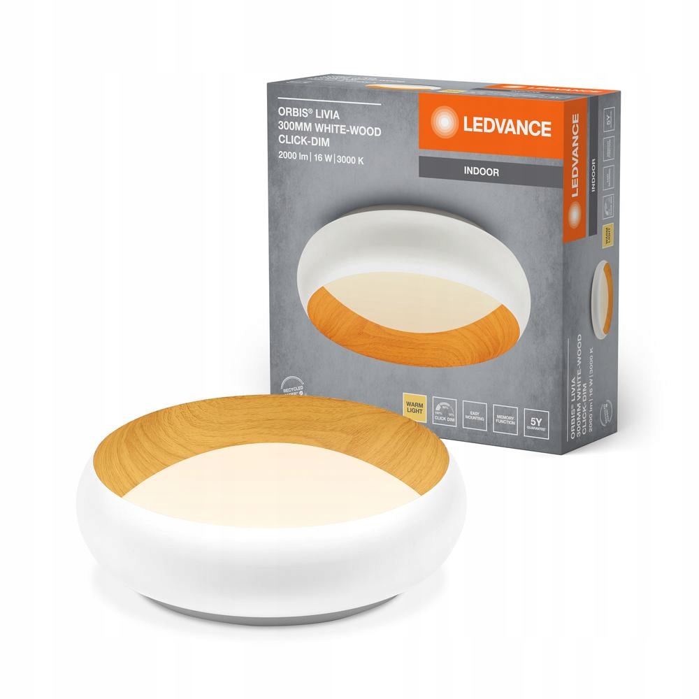 Led stropné svietidlo Stropné Svietidlo montáž 16W 750lm stmievateľné Orbis Ledvance