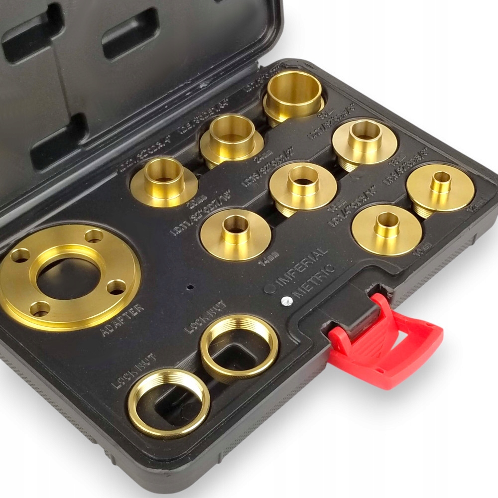 Tuleje kopiujące do frezowania 8szt adapter 67,4mm metalowe zestaw