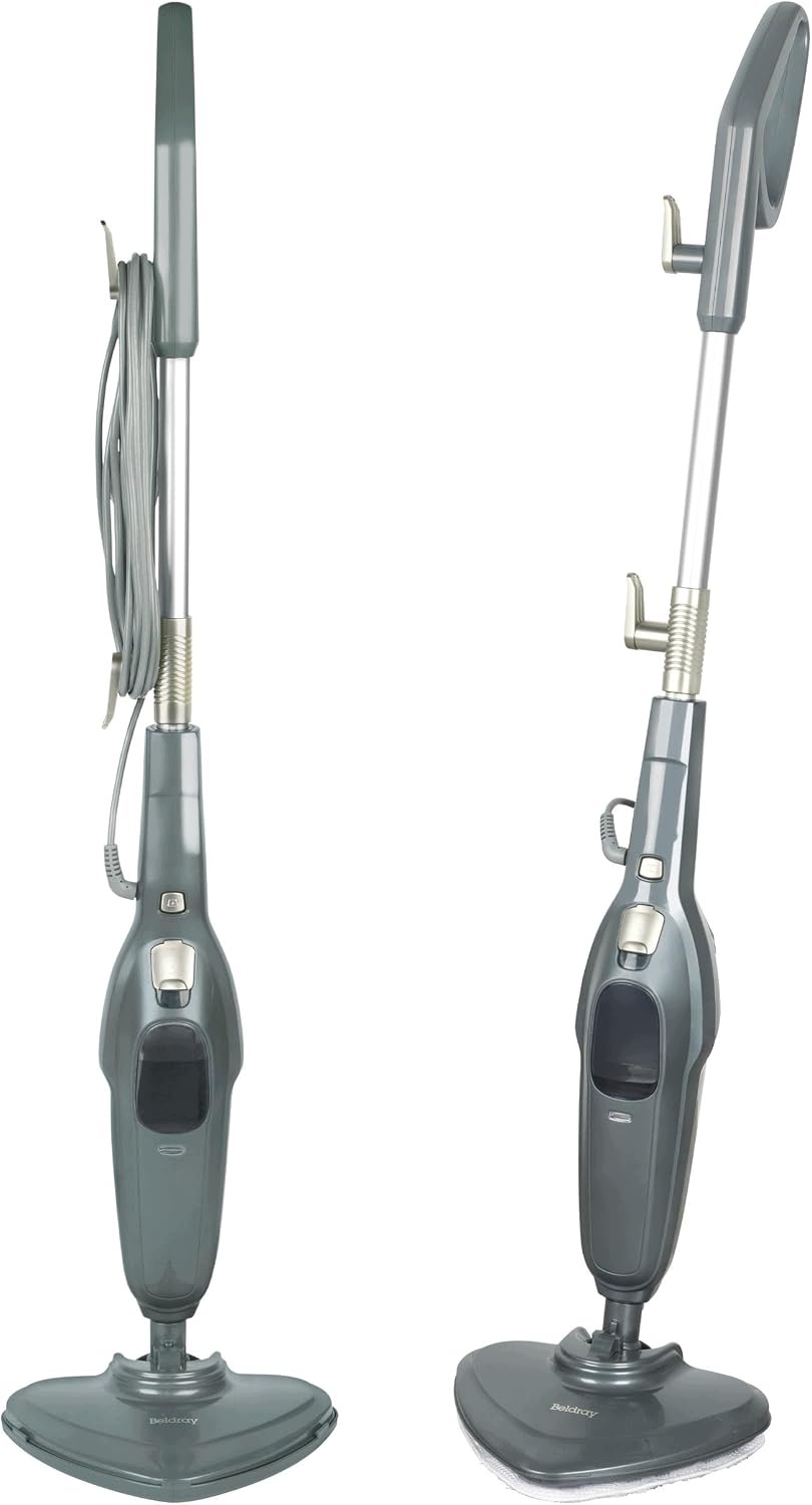 Mop Parowy 1300W, Szybkie Nagrzewanie 30 Sek, Zbiornik 350ML