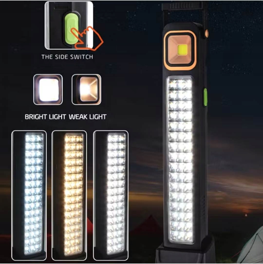 LAMPA SOLARNA USB DOM KEMPING SAMOCHÓD 48 LED COB Stan opakowania oryginalne