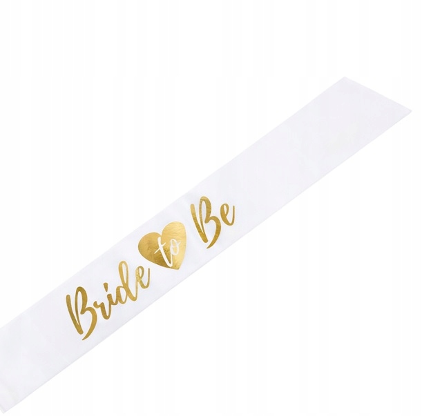 

Szarfa Bride To Be na Wieczór Panieński Złota