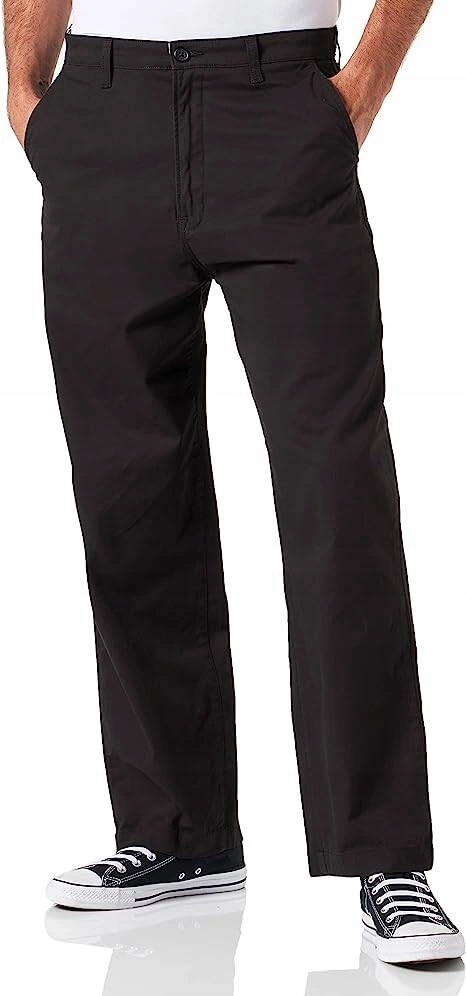 Męskie spodnie luźne Lee Loose Chino Black L70ZTY01 33/32