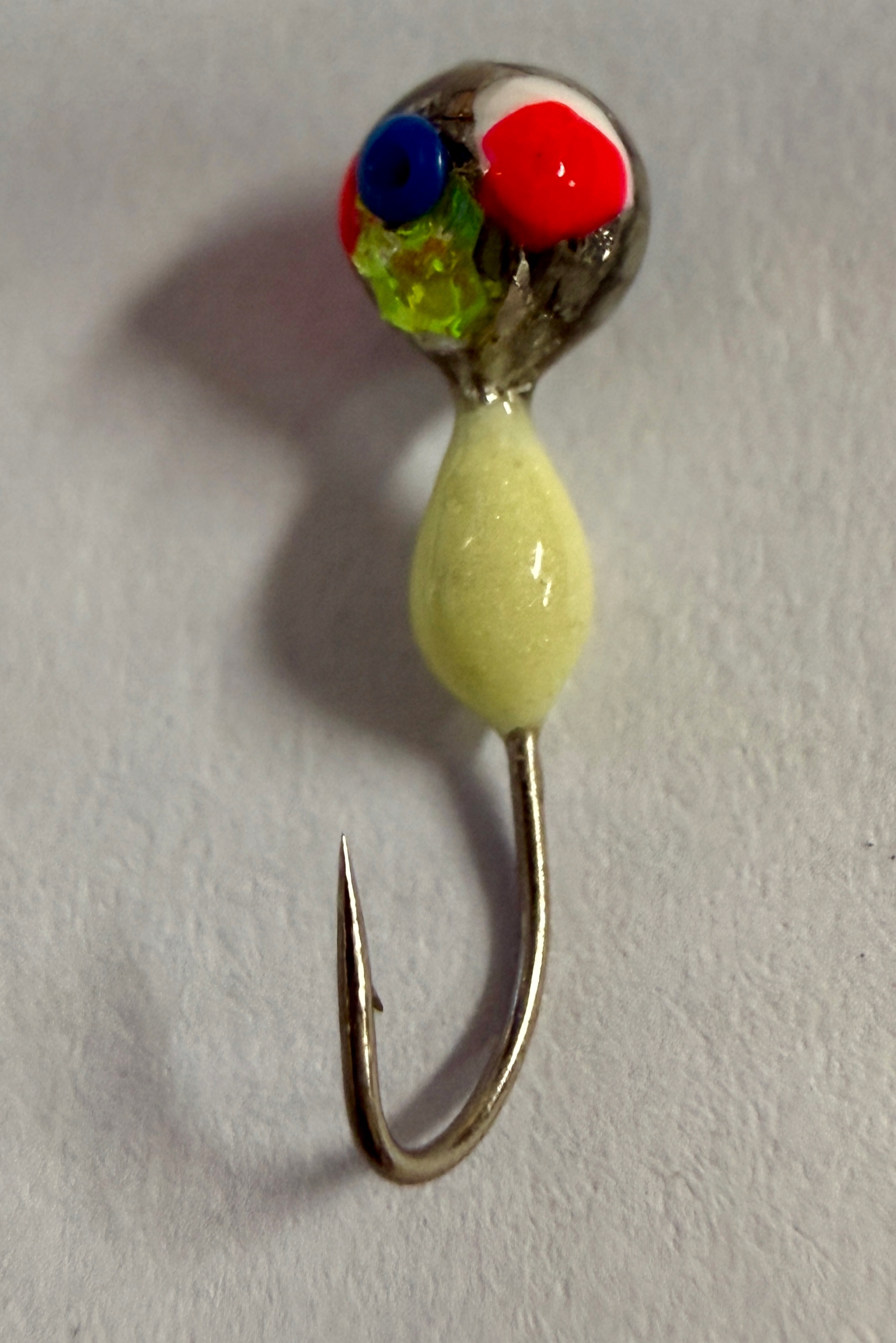 Mormyszka Wolframowa Kulka gunsmoke fluo 3,5mm 0,35g
