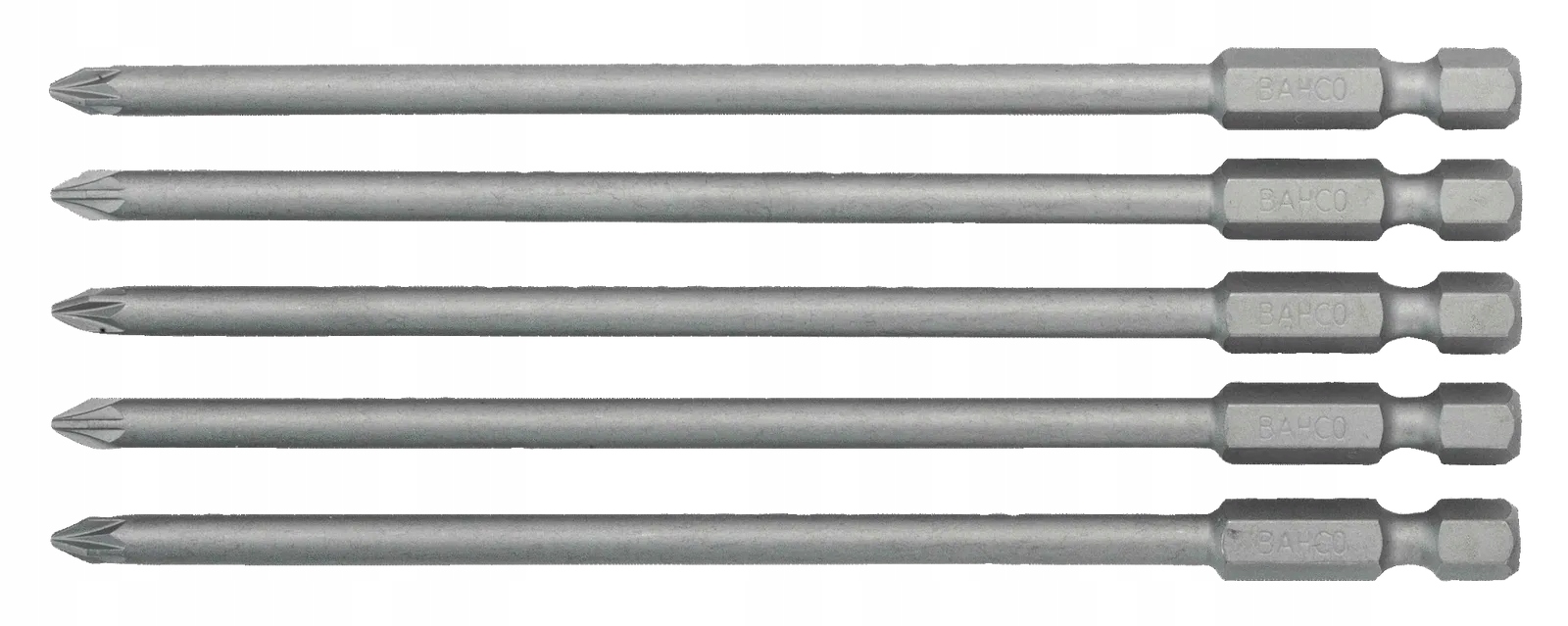 Bit 1/4" PZ1x125 mm, 5 szt. BAHCO Liczba elementów pojedyncze