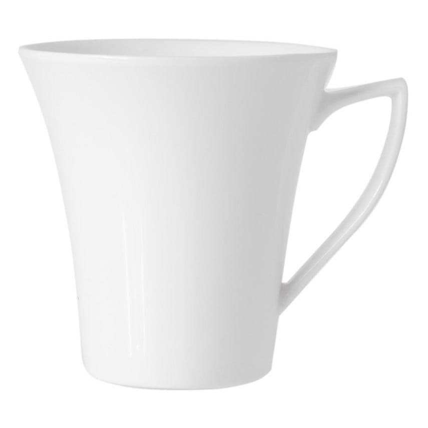 Filiżanki do kawy i herbaty porcelanowe ze spodkami HOME DELUX QUATRE BIAŁE 4 el.  hd12064 — 7
