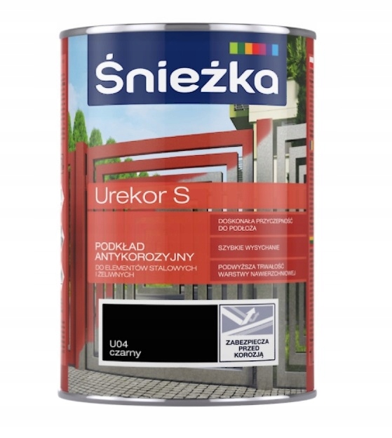 Urekor S 10L Podkład Czarny Śnieżka