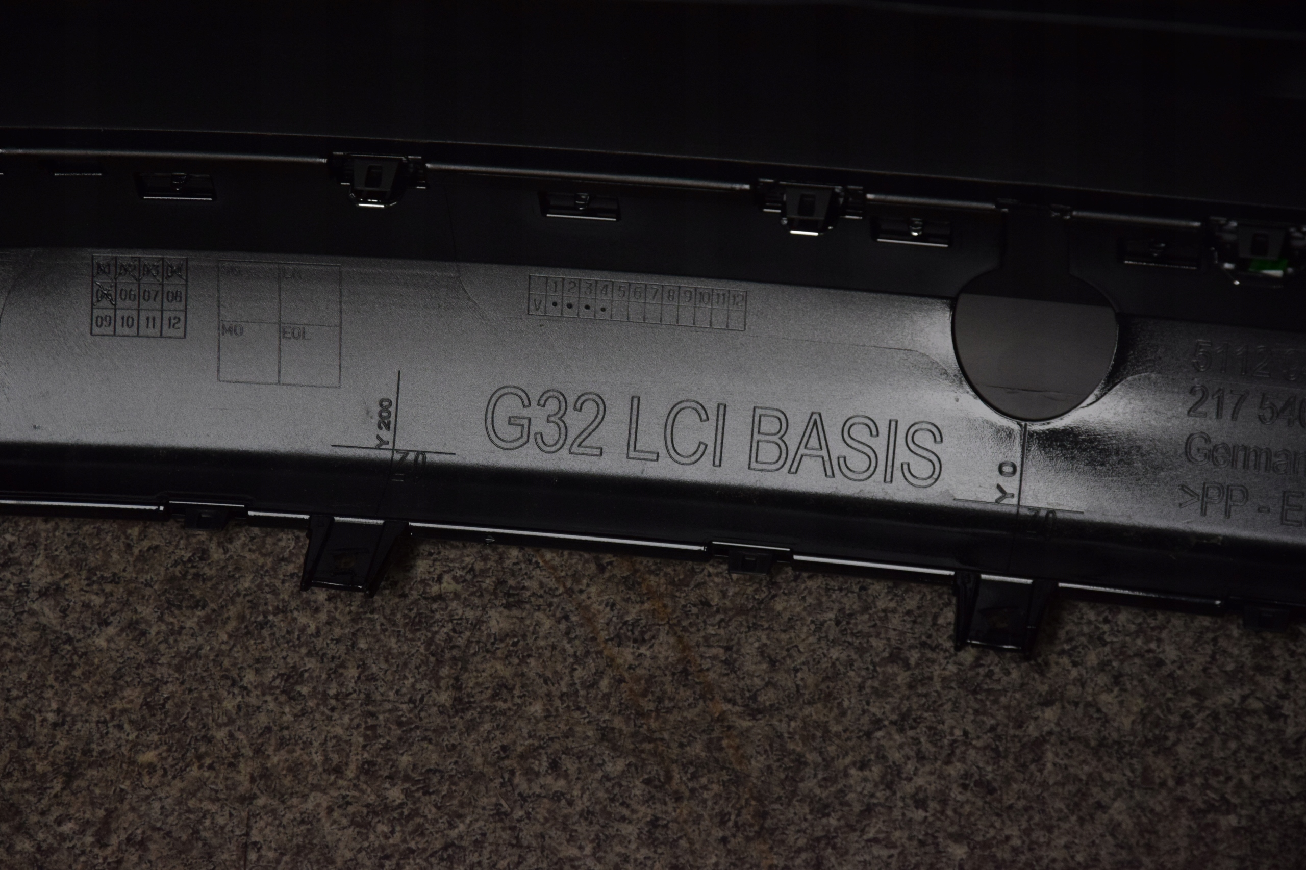 lökhárító far hátsó BMW 6 G32 CHROM