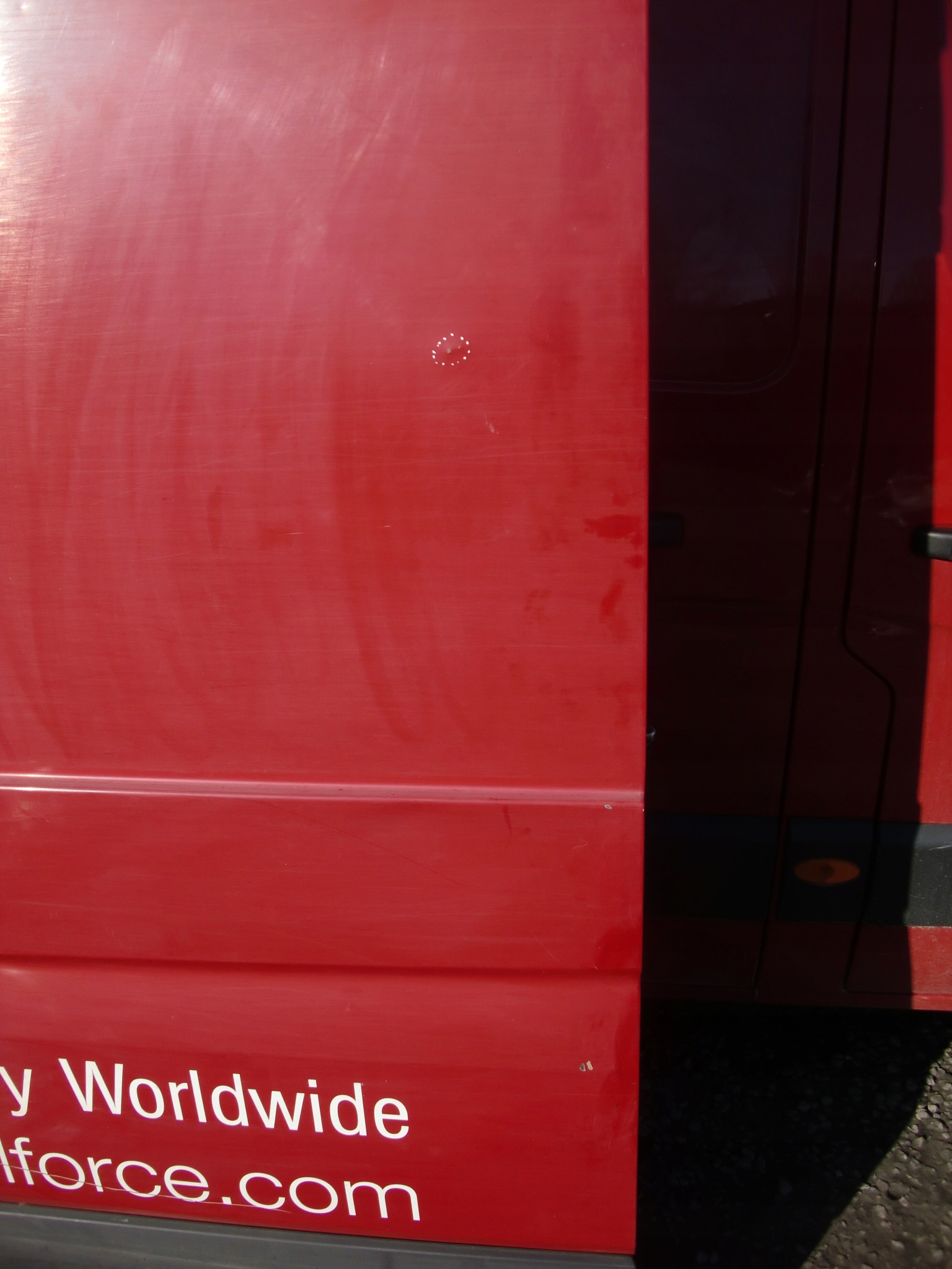 VW CRAFTER MERCEDES SPRINTER W906 door side sliding left red