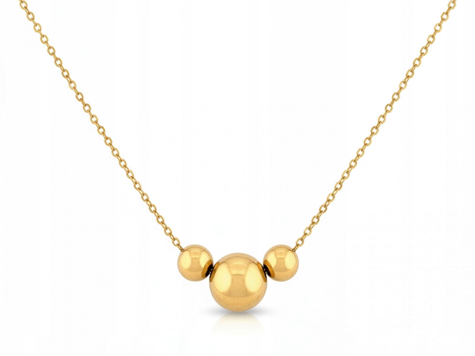 Zlatý náhrdelník 585 jako dárek, elegantní design