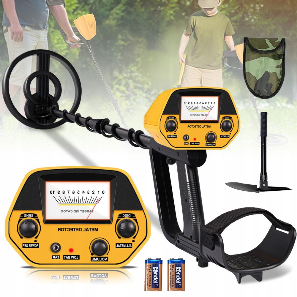 Detektor Kovů Detektor Kovu Pro Děti Vysoká Přesnost Nastavitelný Černý