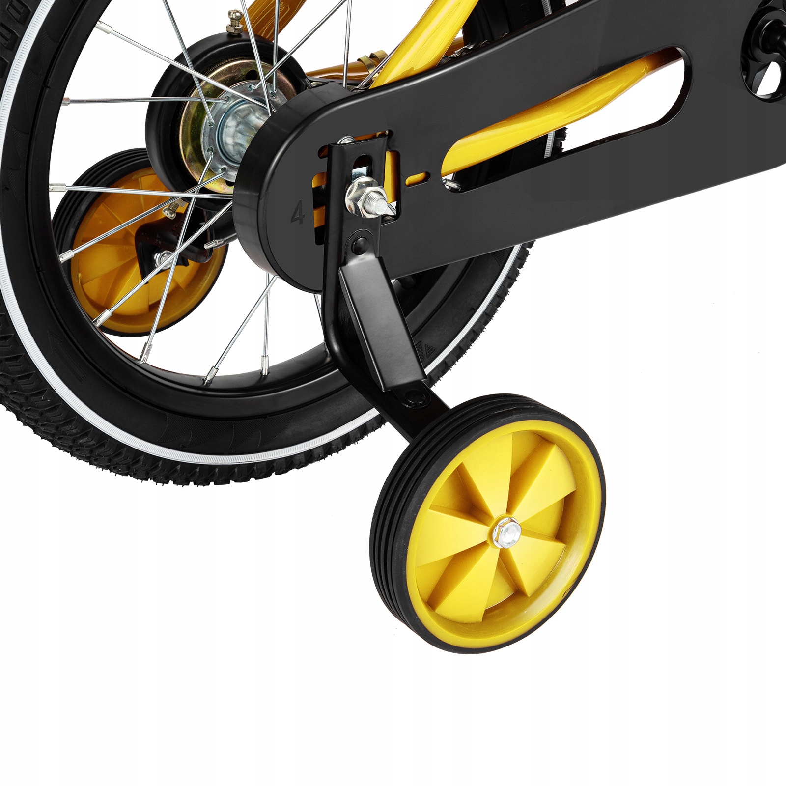 Дитячий велосипед 14 дюймів - жовтий