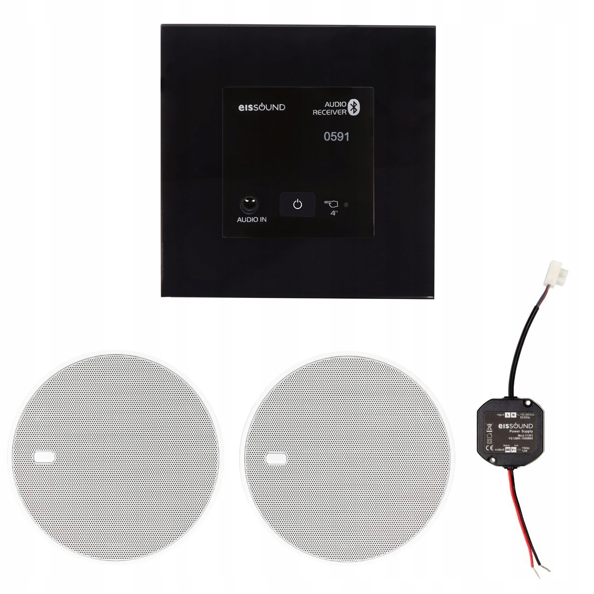 Kbsound In Wall Wzmacniacz z bluetooth 5 Set