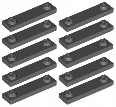 

Lego Płytka 1x4 C. Szara 41740/6257592/Groove x10