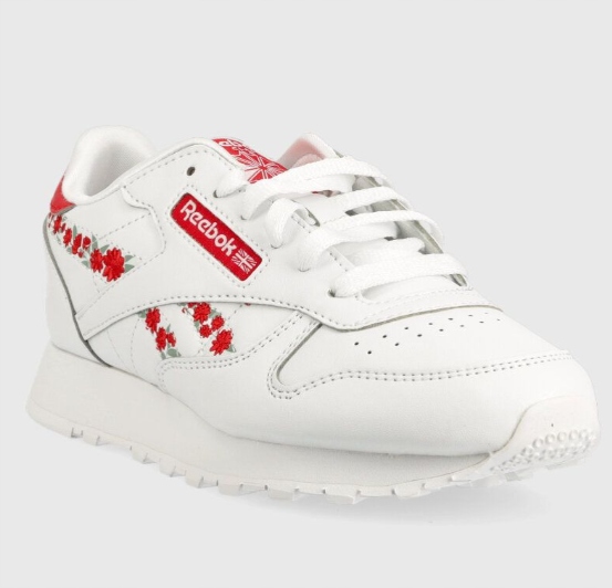 Reebok CL Lthr Buty Sportowe Dziecięce Białe Niskie 37 3T4G5* Eur 37 3_4