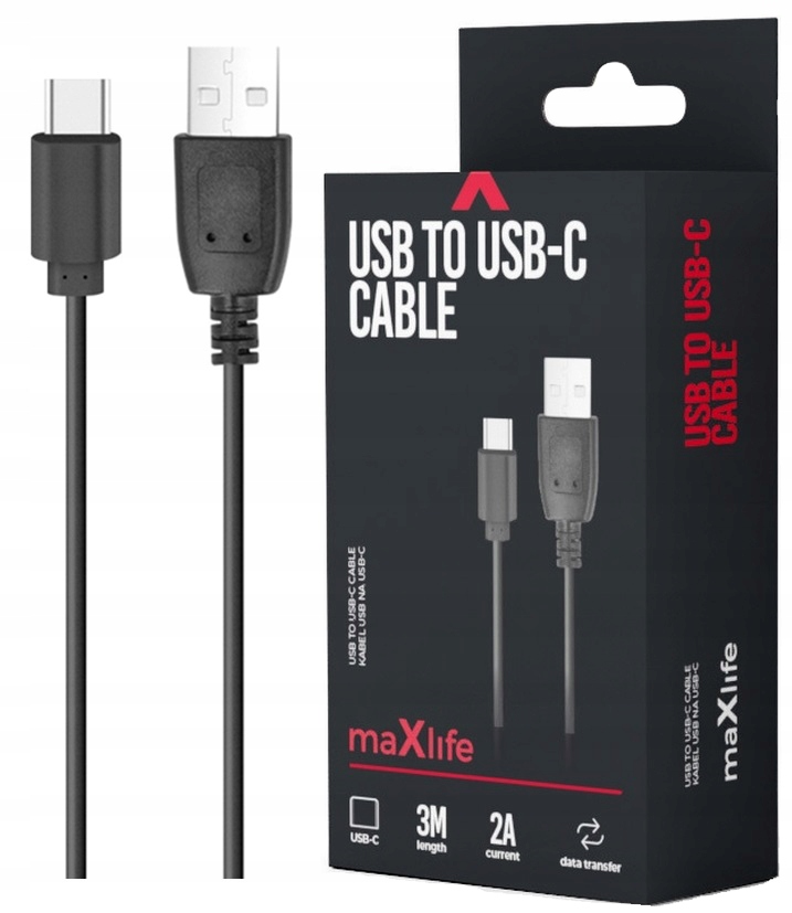 Długi Kabel USB -C 3m Przewód Ładowarki Ładowania