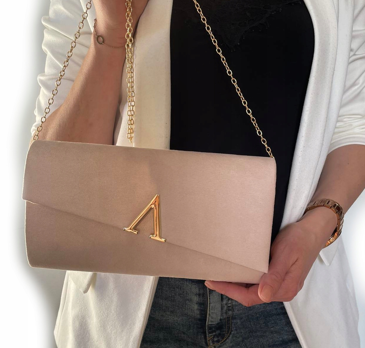 ZJAWISKOWA ZAMSZOWA TOREBKA KOPERTÓWKA FUKSJA Długość paska 120 cm