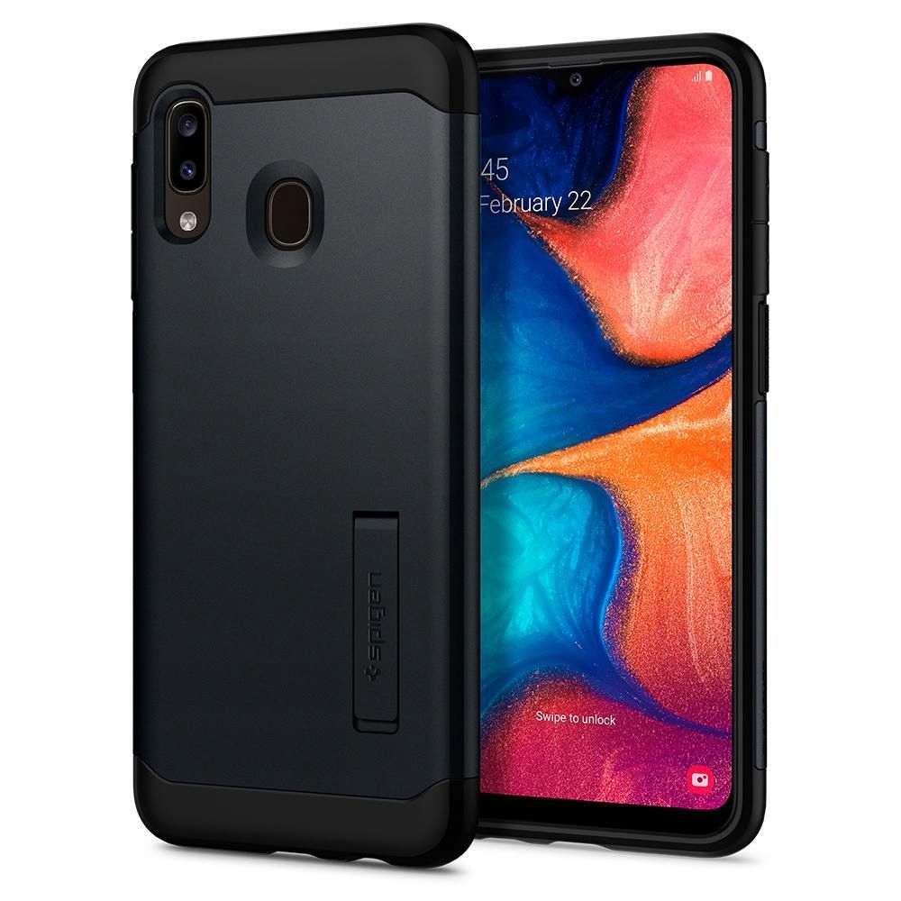 

Etui Spigen Slim Armor Samsung A40 Metal Slate