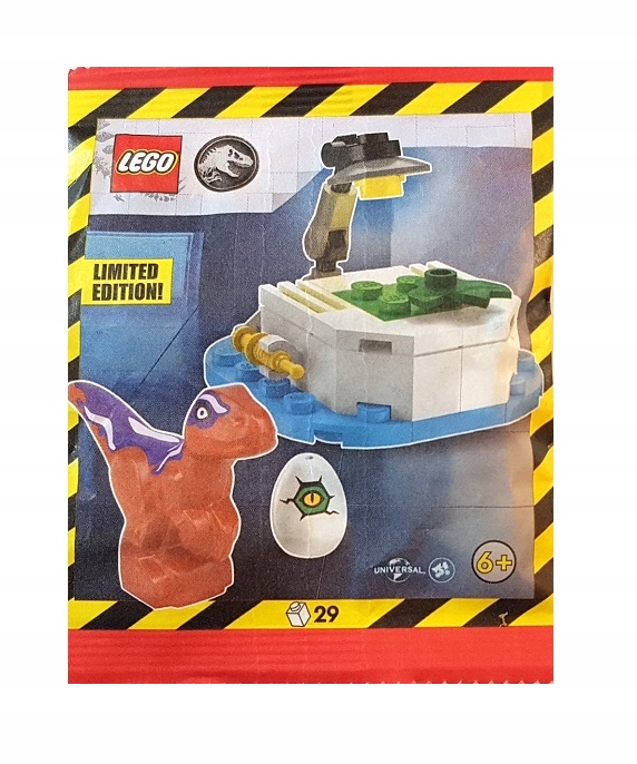 Zestaw Lego Jurassic World Minifigure Polybag Laboratory, Raptor #122401