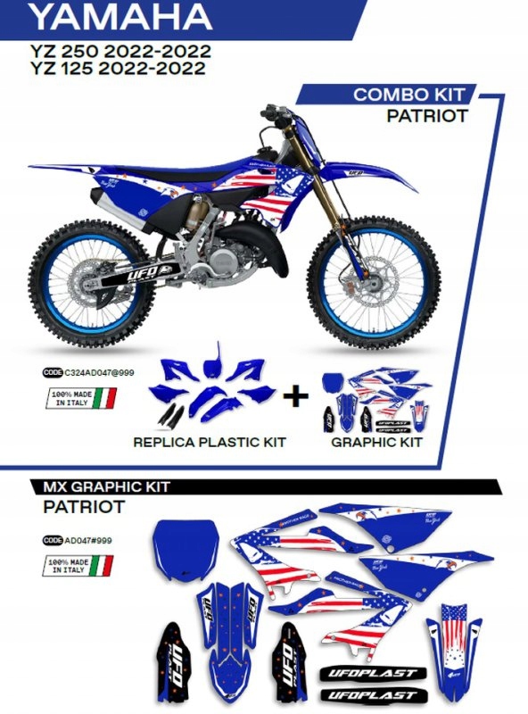 Komplet A Nálepky (oklein) Yamaha Yz 125/250 22