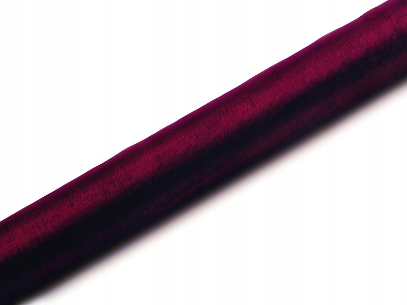 

Organza Gładka, bordo, 0,36 x 9m